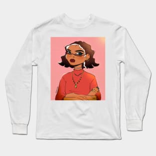 Mood Portrait Long Sleeve T-Shirt